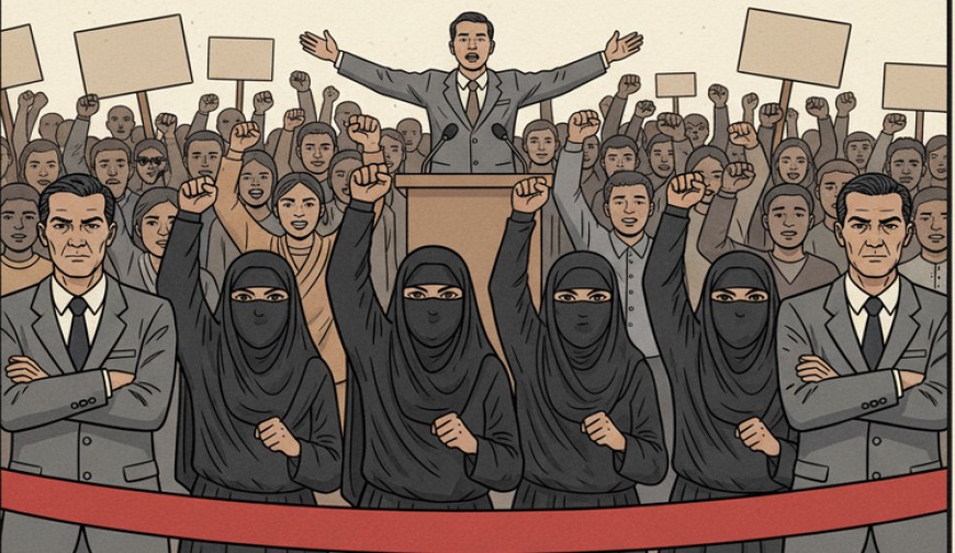 বোরকা পরিহিত নারীদের রাজনীতি করতে বাধা দেওয়া অন্যায় কেন