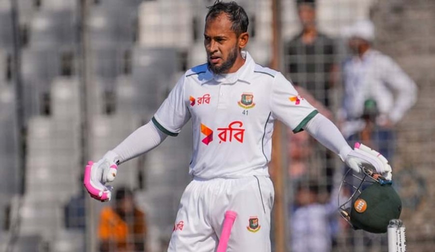শততম টেস্টে ৯৯ রানে অপরাজিত মুশফিক