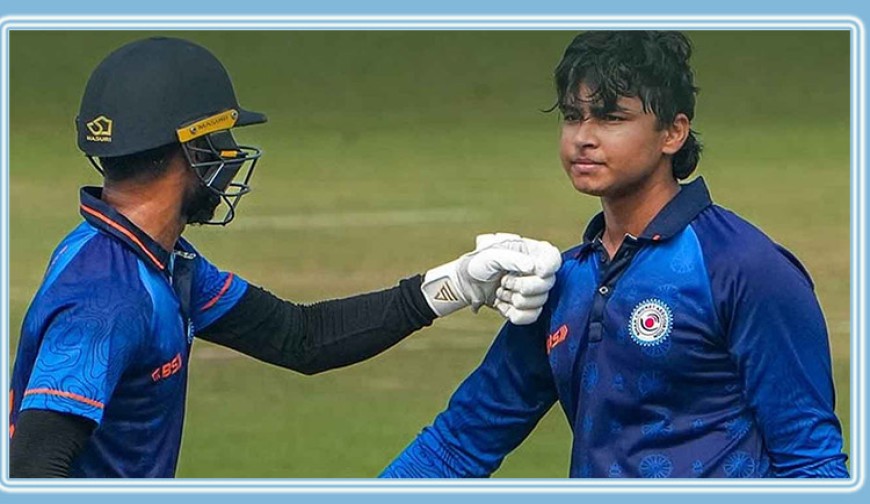 সূর্যবংশী আর গণির তাণ্ডবে ওয়ানডেতে ৫৭৪ রানের বিশ্ব রেকর্ড