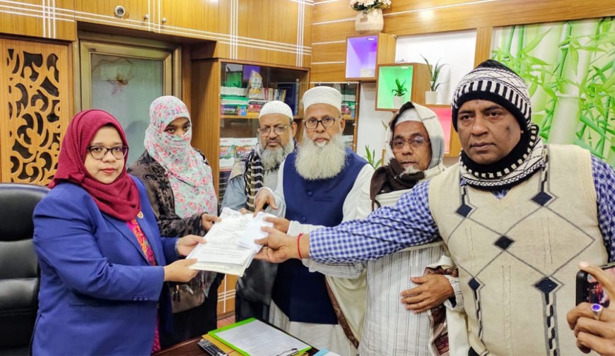 কেশবপুরে মনোনয়নপত্র জমা দিলেন জামায়াত প্রার্থী অধ্যাপক মোক্তার আলী