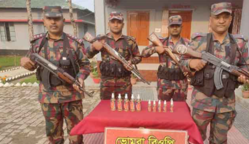 সাতক্ষীরায় দশ  লাখ টাকার ভারতীয় পণ্য  জব্দ