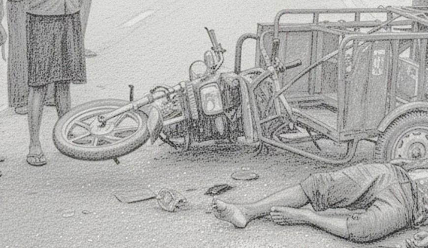 সড়ক দুর্ঘটনায় আহত পরীক্ষার্থীর ঢাকায় নেওয়ার পথে মৃত্যু