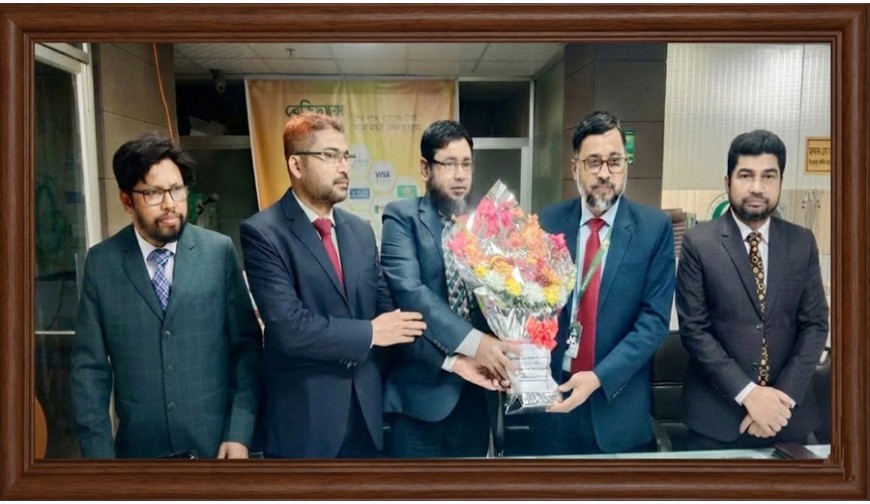 ইসলামী ব্যাংকের যশোর শাখার নতুন ম্যানেজার জামিনুর রহমান