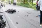 মোটরসাইকেল  চালাচ্ছিলেন প্রেমিকা, দুর্ঘটনায় প্রাণ গেল দুজনেরই