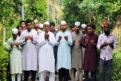 শাহাদাত বার্ষিকীতে শহীদ আবুল কাশেম পাঠানের কবর জিয়ারতে বিএল কলেজ ছাত্রশিবির