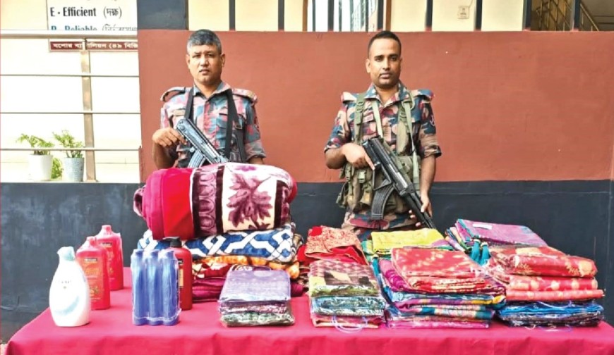 বেনাপোল সীমান্তে ৩ লাখ ৬৬ হাজার টাকার চোরাচালানি পণ্য জব্দ