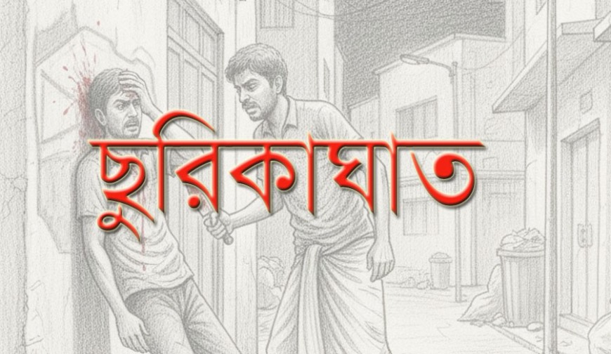 মাদকাসক্ত ছোট ভাইয়ের  ছুরিকাঘাতে বড় ভাই আহত