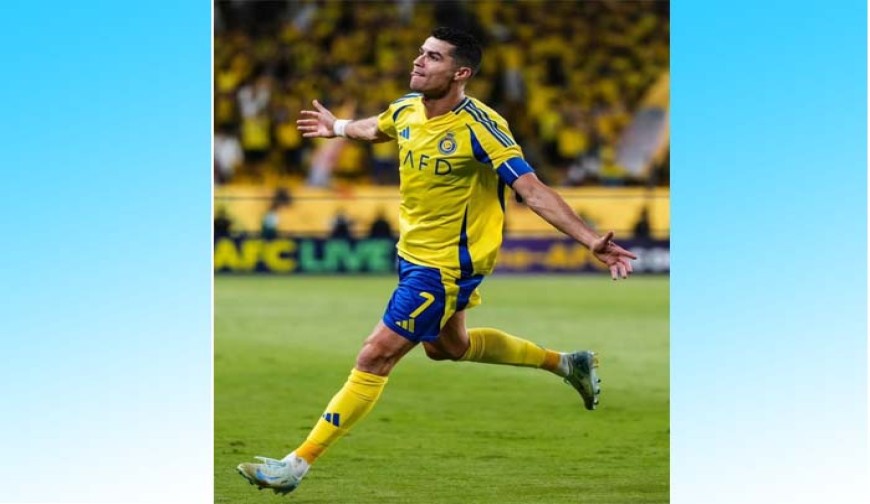 ক্রিশ্চিয়ানো রোনালদোর ক্যারিশমাটিক জোড়া গোলে আল নাসর লিগ টেবিলের শীর্ষে