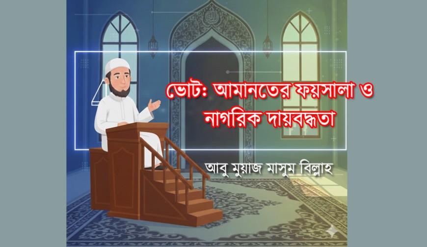 ভোট: আমানতের ফয়সালা ও নাগরিক দায়বদ্ধতা