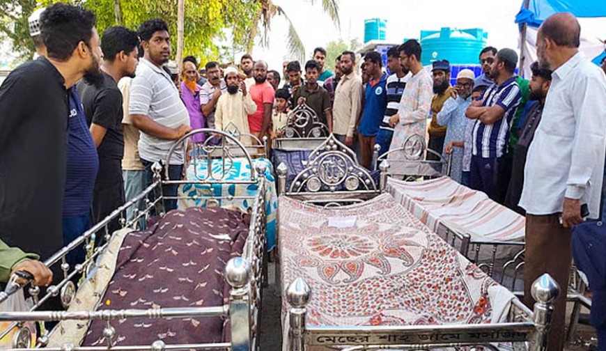 পরিবারের ৯ জনই এখন পাশাপাশি শায়িত