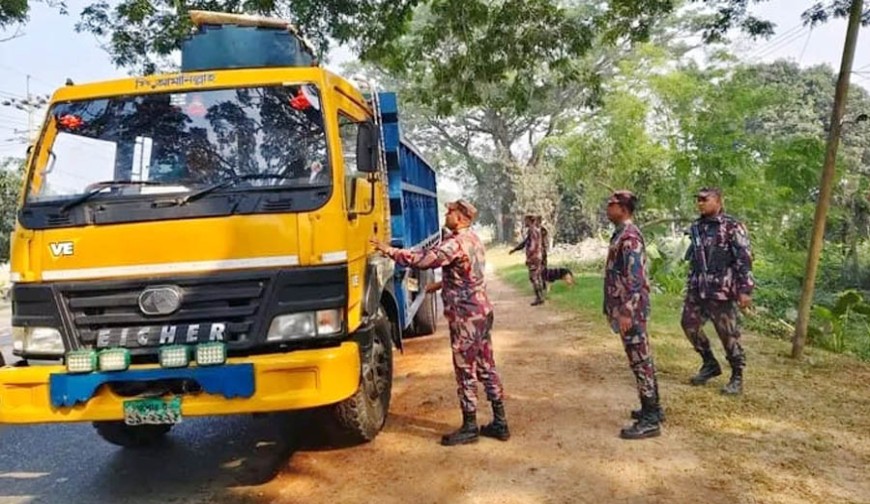 তেল পাচার রুখতে সীমান্তে বিজিবির নজদারি