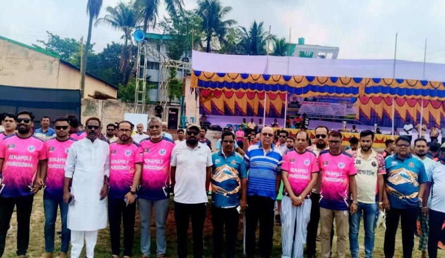 বেনাপোলে আলী কদর স্মৃতি ক্রিকেট টুর্নামেন্টের উদ্বোধন