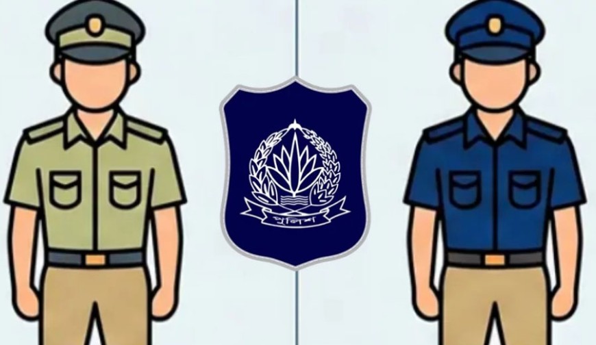 পুলিশের নতুন পোশাকের রং নির্ধারণ করে মন্ত্রণালয়ে চিঠি