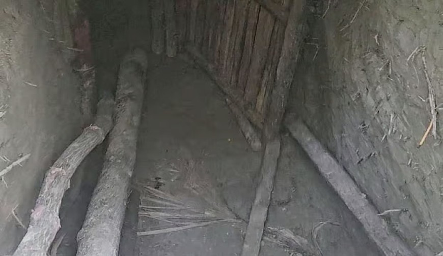 সুড়ঙ্গ খুঁড়ে মাদক সেবন!