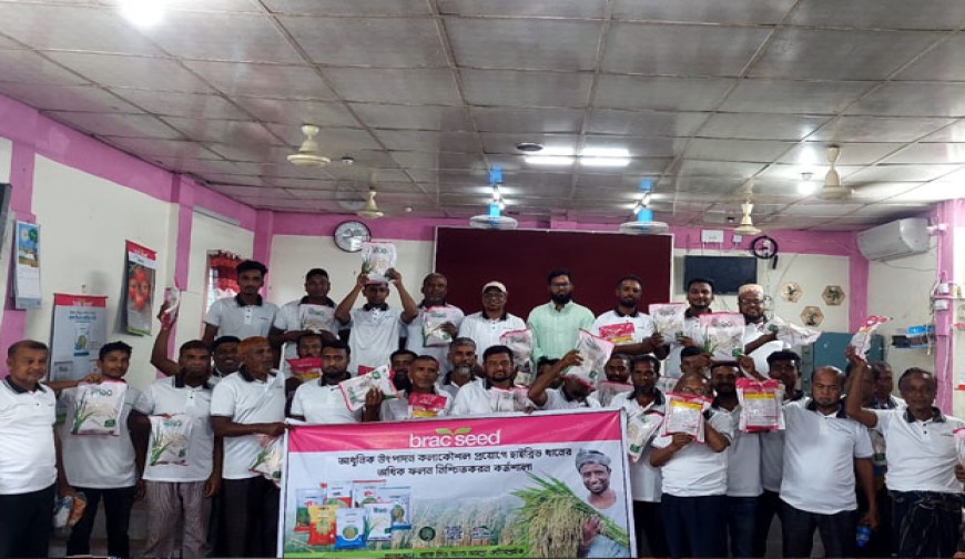 কেশবপুরে ব্র্যাক সীড অ্যান্ড অ্যাগ্রো'র হাইব্রিড ধানের ফলন বৃদ্ধি বিষয়ক কর্মশালা