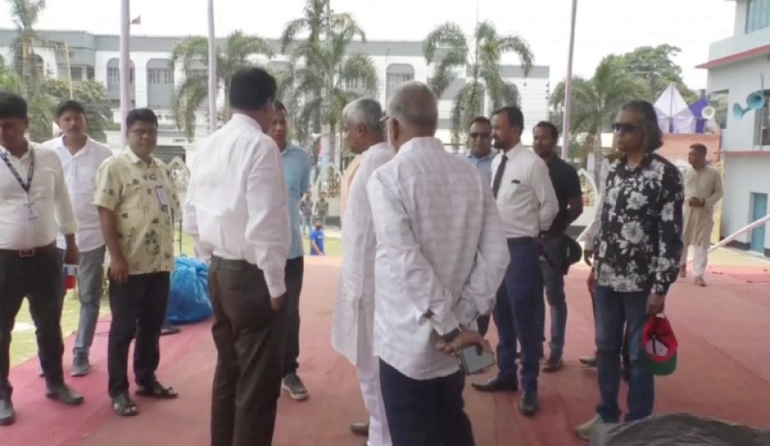 যশোরে প্রধানমন্ত্রীর সমাবেশস্থল পরিদর্শন করেছেন বিদ্যুৎ প্রতিমন্ত্রী