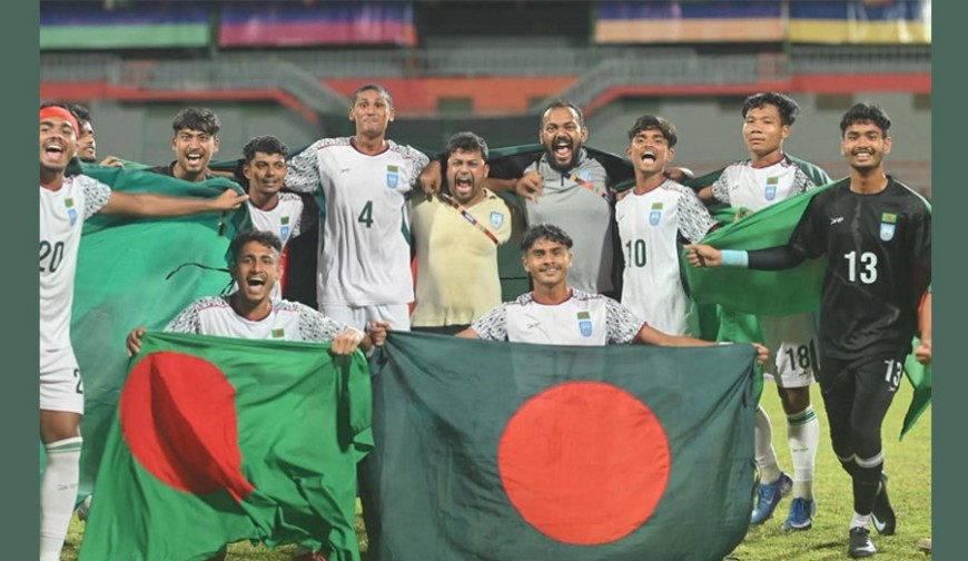 সাফজয়ী বাংলাদেশ অনূর্ধ্ব-২০ ফুটবল দলকে প্রধানমন্ত্রীর অভিনন্দন