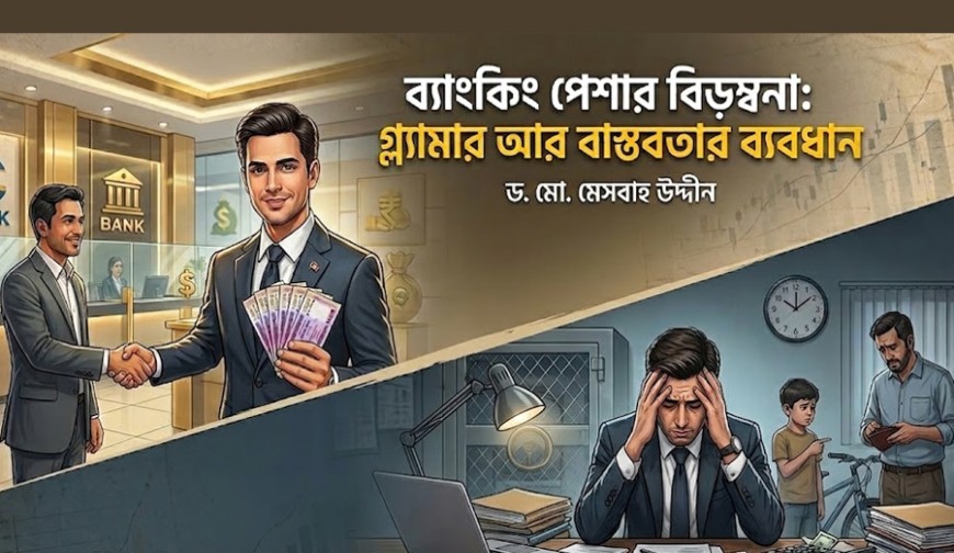 ব্যাংকিং পেশার বিড়ম্বনা: গ্ল্যামার আর বাস্তবতার ব্যবধান