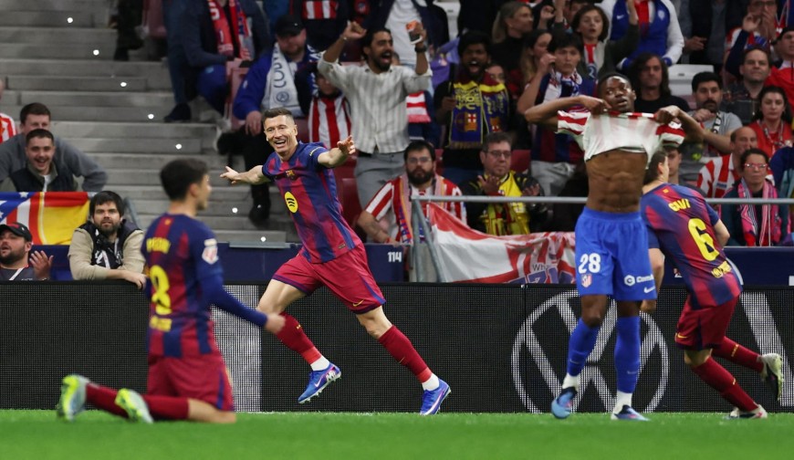 লেভার শেষ মুহূর্তের ম্যাজিকে অ্যাতলেতিকোকে ডোবাল বার্সা