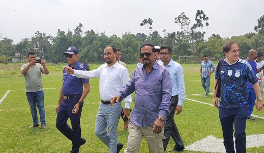 উৎসবমুখর শামসুল হুদা ফুটবল একাডেমি, এএফসি গ্রাসরুট ডে’র উদ্বোধন করবেন স্পিকার মেজর হাফিজ