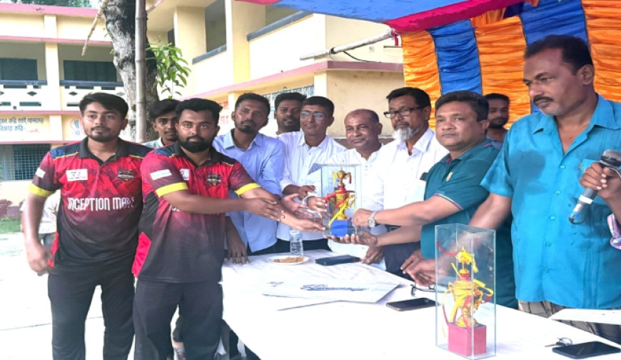 তালবাড়িয়া যুব সমাজের আয়োজনে শেষ হল ক্রিকেট টুর্নামেন্টে