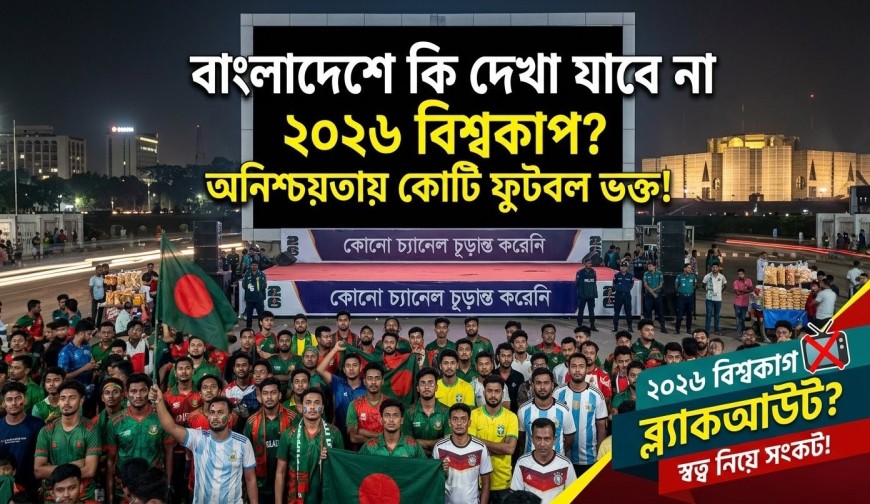 বিশ্বকাপ সম্প্রচার নিয়ে ধোঁয়াশা: অন্ধকারে বাংলাদেশের ফুটবল প্রেমীরা