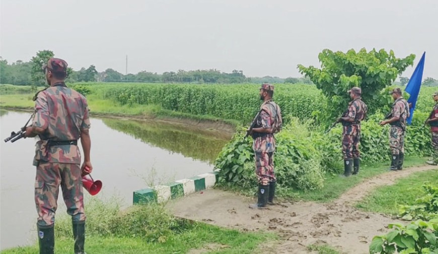 মেহেরপুর সীমান্তে ৪ জনকে পুশইনের চেষ্টা, বিজিবির বাধায় ব্যর্থ