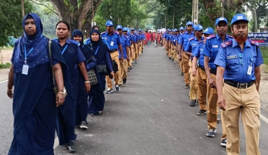 ঝিনাইদহে ডেঙ্গু প্রতিরোধে  র‍্যালি ও আলোচনা সভা