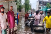 যশোরের শংকরপুরে পানিবন্দি মানুষের মাঝে জামায়াতের রান্না খাবার বিতরণ