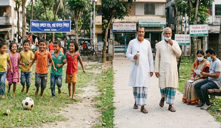 শিশুদের খেলতে হবে, বড়দের মানতে হবে স্বাস্থ্যবিধি