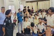 যশোরে শিক্ষার্থীদের নিয়ে র‍্যাব-৬-এর মাদকবিরোধী মিটিং