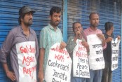 বৃষ্টি উপেক্ষা করে যশোরে দিল্লির ছাত্র-জনতার সমর্থনে সংহতি সমাবেশ